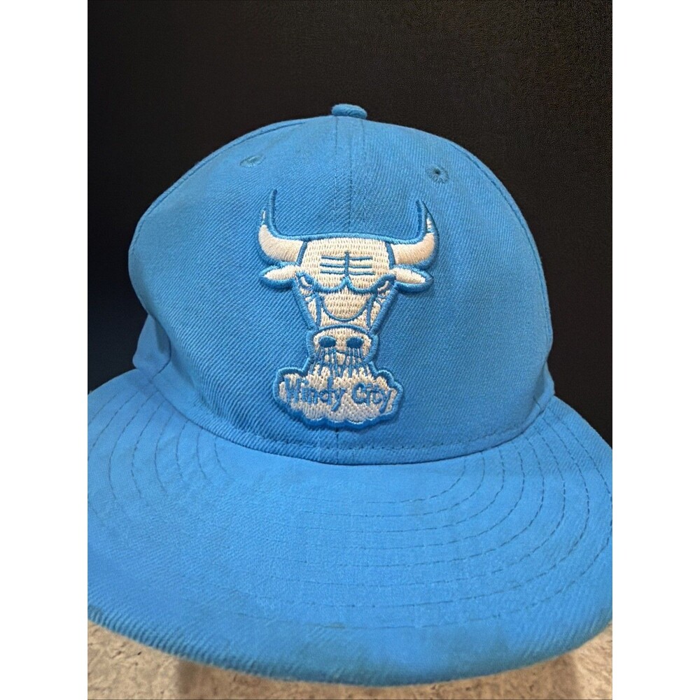 New Era Chicago Bulls 9FIFTY Snapback Hat Powder Blue One Size - Picture 1 of 6